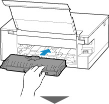 Canon Inkjet Manuals TS8700 Series Removing Jammed Paper From